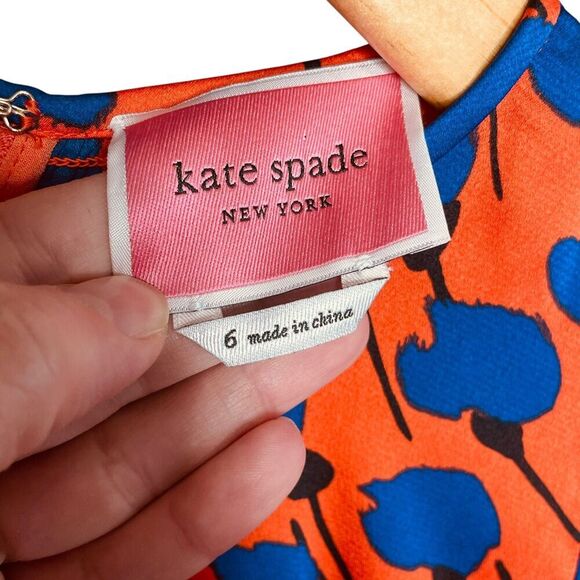 Kate Spade New York Poetic Floral Smocked Dress - Picture 5 of 15